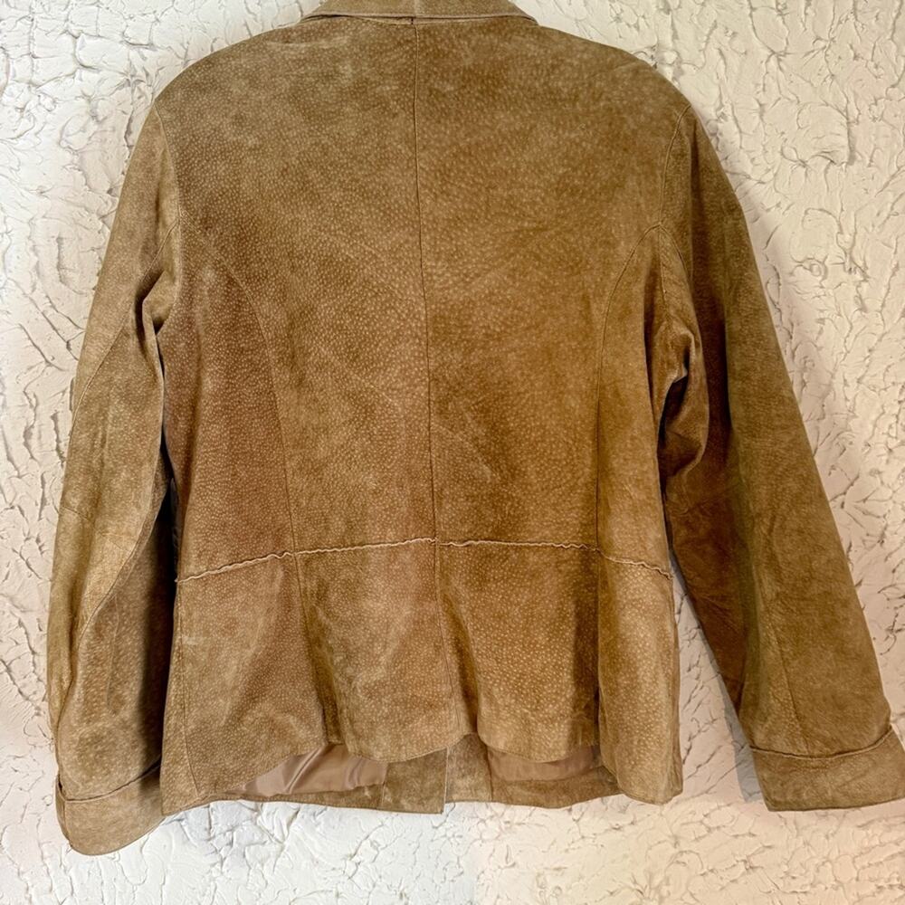 Vintage Brandon Thomas Tan Suede Blazer - Picture 7 of 15